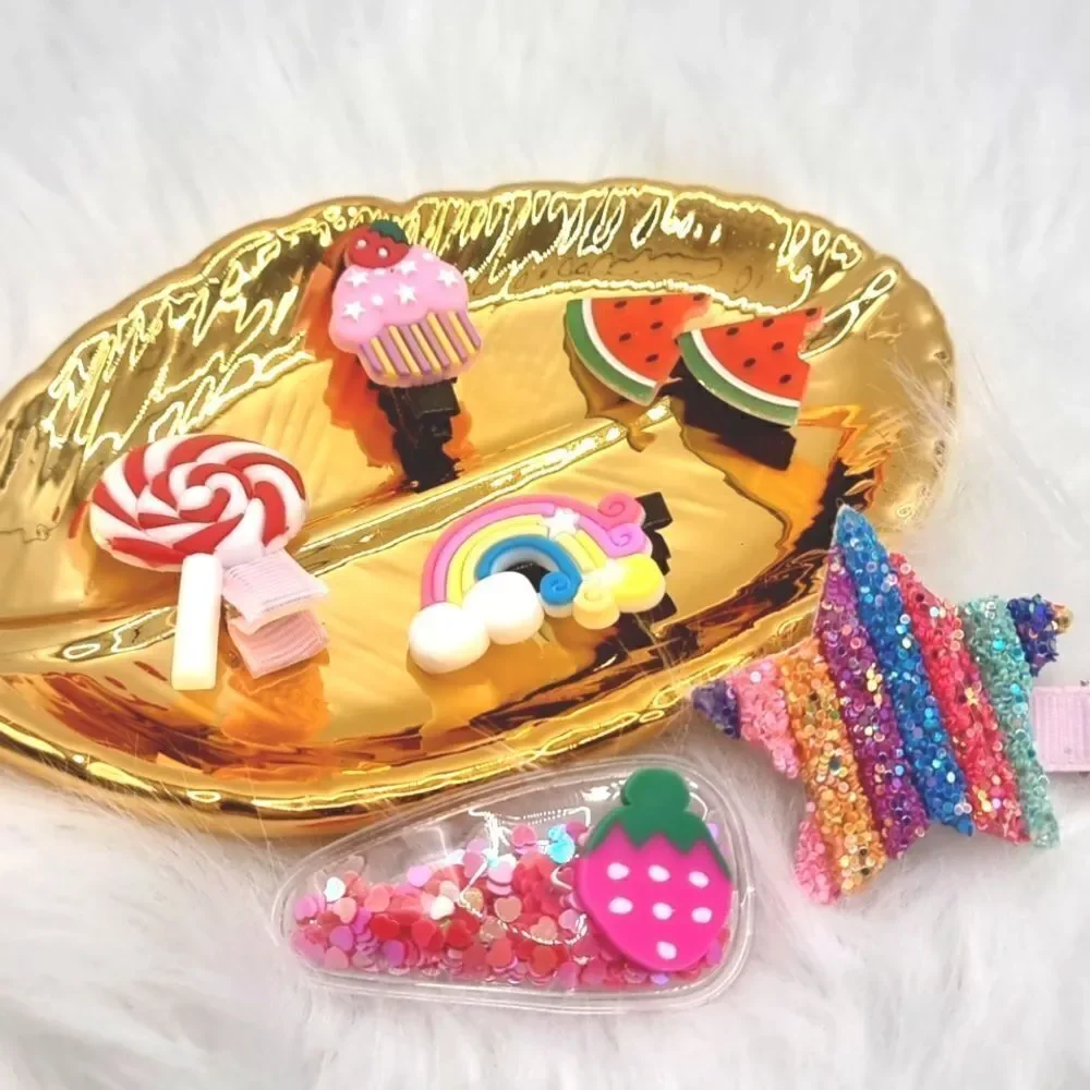 👋 6 pc  Summer Fun Girls Hair Clip Ser | Mix And Match 3/$20